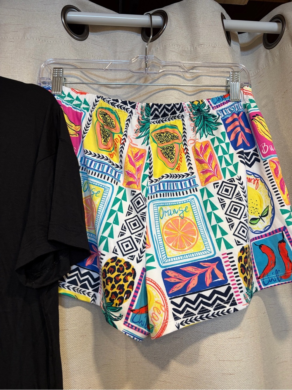 Joyspun Tropical Fruit Print Tank & Shorts PJ set - Picture 16 of 16